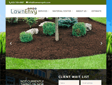 Tablet Screenshot of lawnenvynh.com